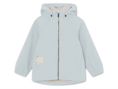 Mini A Ture pearl blue softshell jacket Aden